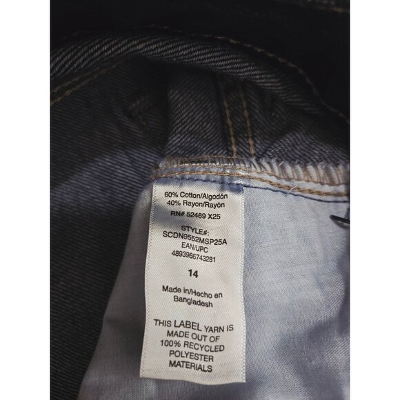 Scoop Women’s Relaxed Low Slung Jeans Size 14 NWT - Dark Wash - Picture 6 of 8